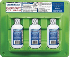 PRO-SAFE - 8 oz, Disposable Eyewash Triple Station - Approved by FDA - Apex Tool & Supply