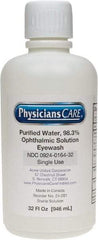 PRO-SAFE - 32 oz, Disposable Eyewash Single Refill Station - Approved by FDA - Apex Tool & Supply
