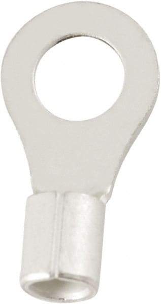 Value Collection - 4/0 AWG Noninsulated Crimp Connection Circular Ring Terminal - 3/8" Stud, 55.6mm OAL x 28.5mm Wide, Copper Contact - Apex Tool & Supply