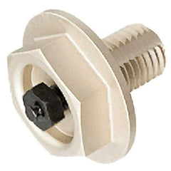 Iscar - Pin-In Hex Coolant Lock Screw Assembly for Indexable Face/Shell Mills - M10 Thread, For Use with Tool Holders - Apex Tool & Supply