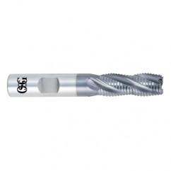 7/16 Dia. x 4 Overall Length 5-Flute Square End Solid Carbide SE End Mill-Round Shank-Center Cutting-Uncoated - Apex Tool & Supply