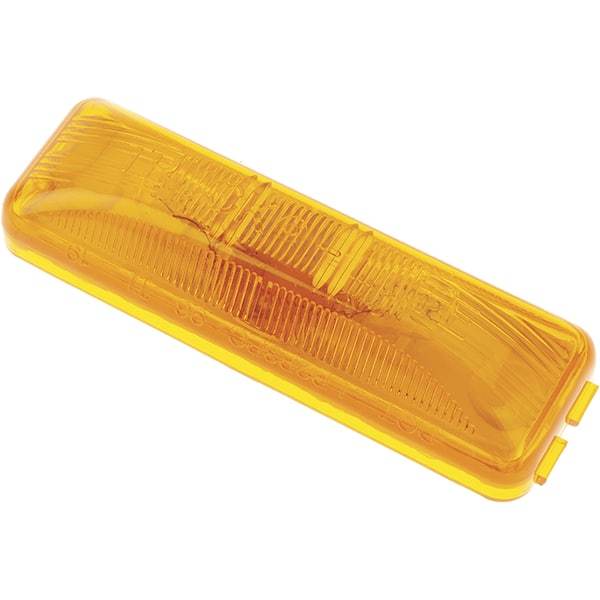 Truck-Lite - 3-7/8" Long, Incandescent Side Marker Light Kit - 12 Volts, Yellow - Apex Tool & Supply