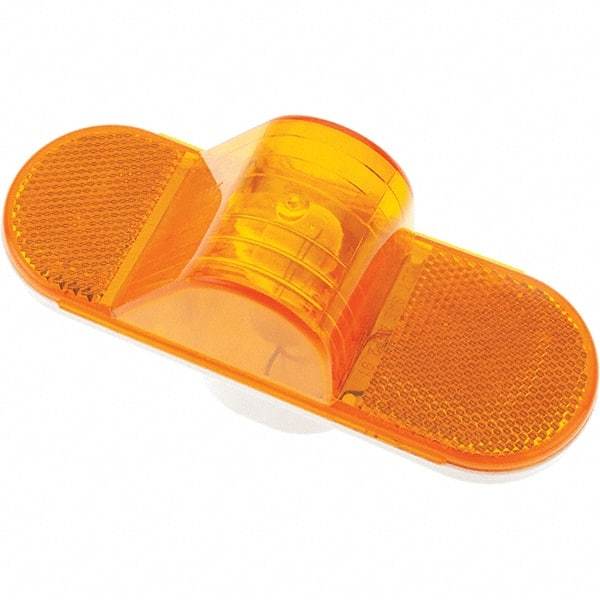 Truck-Lite - 6-1/2" Long, 0.49 to 2.1 Amp, Yellow Turn Signal & Marker Light - 12 Volts - Apex Tool & Supply