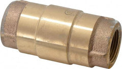 Strataflo - 3/4" Brass Check Valve - Inline, FNPT x FNPT, 400 WOG - Apex Tool & Supply