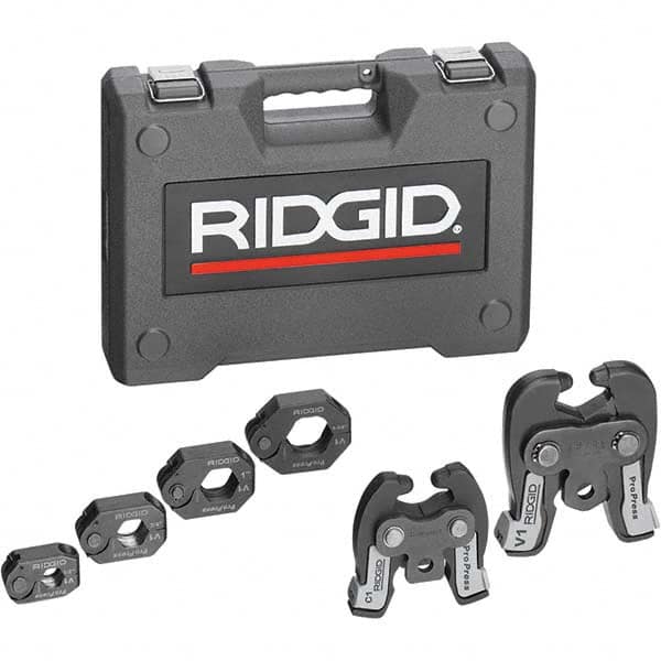 Ridgid - Presser Replacement Jaws Type: Press Ring Kit Jaw Size Range: 1/2" to 1-1/4" (Inch) - Apex Tool & Supply