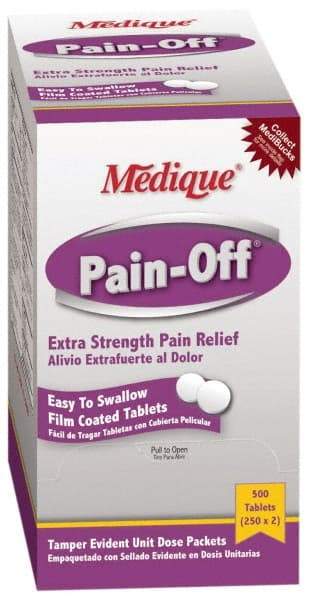 Medique - Pain-Off Tablets - Headache & Pain Relief - Apex Tool & Supply