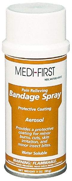 Medique - 3 oz Wound Care Spray - Comes in Aerosol Can, Bandage Spray - Apex Tool & Supply