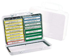 Medique - 14 & 16 Piece, 16 Person, Refill for Industrial First Aid Kit - 9-3/16" Wide x 2-3/4" Deep x 6-1/4" High, Plastic Case - Apex Tool & Supply