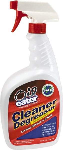 Oil Eater - 2-Butoxyethanol Multipurpose Cleaner/Degreaser - 32 oz. Spray Bottle, 30°F Freezing Point - Apex Tool & Supply
