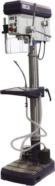 Palmgren - 16" Swing, Variable Speed Pulley Drill Press - 12 Speed, 2 hp, Single Phase - Apex Tool & Supply