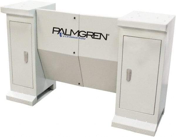 Palmgren - 41" Long x 30" High x 14" Deep, Lathe Cabinet without Chip Pan - Compatible with 9" x 20" Bench Lathes - Apex Tool & Supply