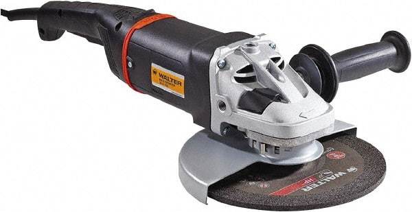 WALTER Surface Technologies - 7" Wheel Diam, 8,500 RPM, Corded Angle & Disc Grinder - 5/8-11 Spindle - Apex Tool & Supply