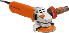 WALTER Surface Technologies - 4" Wheel Diam, 10,500 RPM, Corded Angle & Disc Grinder - 5/8-11 Spindle - Apex Tool & Supply