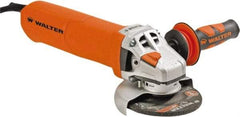 WALTER Surface Technologies - 5" Wheel Diam, 11,000 RPM, Corded Angle & Disc Grinder - 5/8-11 Spindle - Apex Tool & Supply