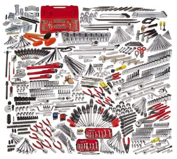 Proto - 833 Piece 1/4, 3/8, 1/2 & 3/4" Drive Master Tool Set - Comes in Workstation - Apex Tool & Supply