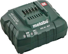 Metabo - 14.4/18/36 Volt, Lithium-Ion Power Tool Charger - 30 min to 1 hr to Charge, AC Wall Outlet Power Source - Apex Tool & Supply