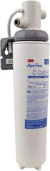 3M Aqua-Pure - 3-3/16" OD, 0.5µ, Polypropylene Quick Change Cartridge Filter - 13-5/8" Long, Reduces Particulate, Chlorine Tastes & Odors, Parasitic Protozoan Cysts & Sediments - Apex Tool & Supply