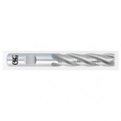 5/8 x 5/8 x 2-1/2 x 4-5/8 4 Fl HSS-CO Roughing Center Cutting End Mill - Bright - Apex Tool & Supply