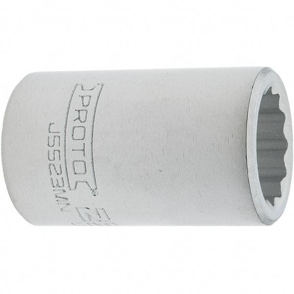 Proto - 3/4" Drive, Standard Hand Socket - 12 Points, 2.307" OAL, Steel, Full Polish Finish - Apex Tool & Supply