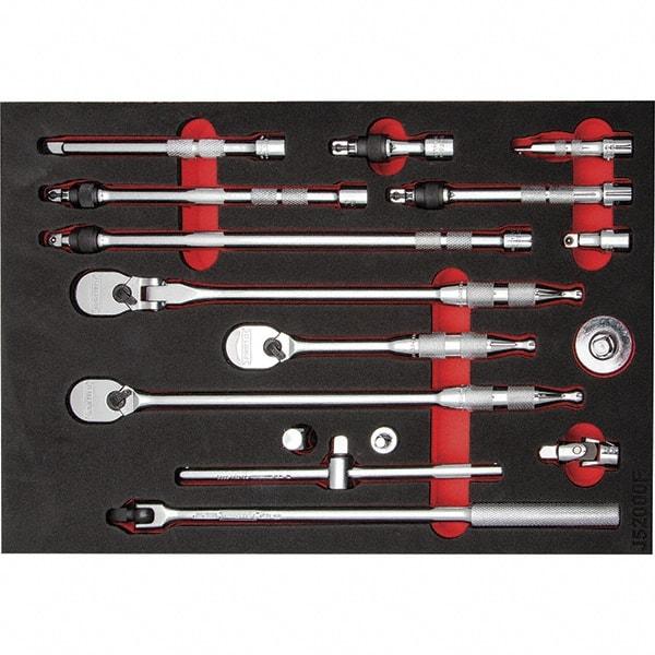 Proto - 16 Piece 3/8" Drive Mechanic's Tool Set - Comes in 11 x 16" Foam Insert - Apex Tool & Supply