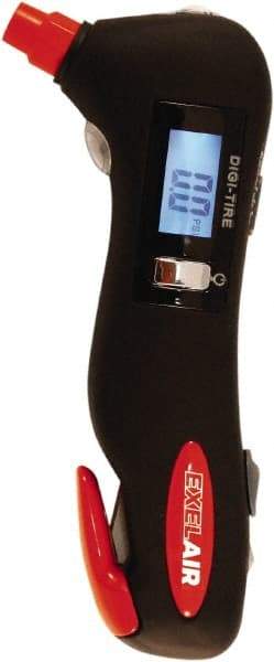 Milton - 5 to 100 psi Digital Ball Tire Pressure Gauge - AAA Battery - Apex Tool & Supply