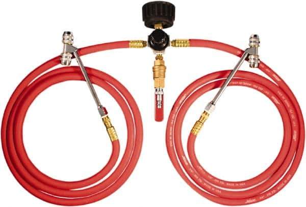 Milton - 160 Max psi Closed Check Aluminum/EPDM Inflator Gauge - Double Lock On Chuck, 1/4 FNPT, 10 to 160 psi Pressure Range - Apex Tool & Supply