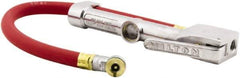 Milton - 160 Max psi Closed Check Aluminum/EPDM Inflator Gauge - Ball Foot Chuck, 1/4 FNPT, 10 to 160 psi Pressure Range - Apex Tool & Supply