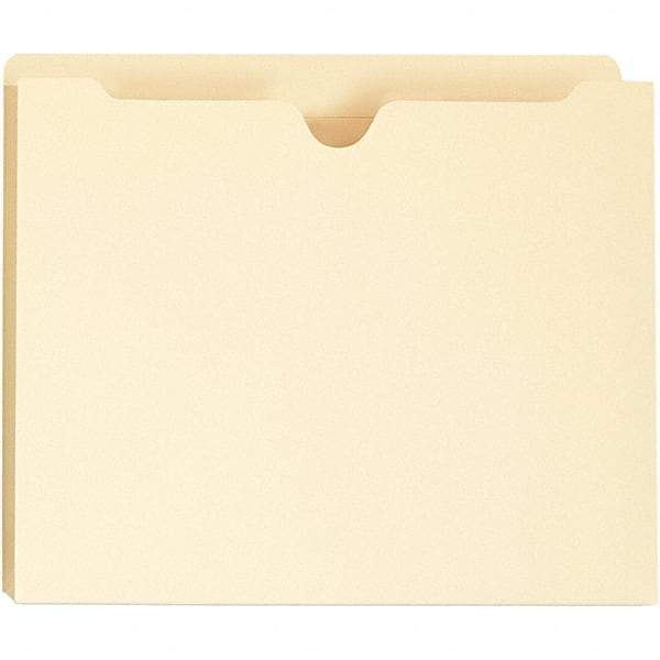 Universal One - 9-5/8 x 11-3/4", Letter Size, Manila, File Jacket - 11 Point Stock - Apex Tool & Supply