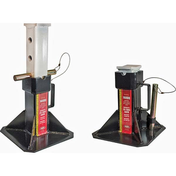 AME International - Transmission & Engine Jack Stands Type: Manual Load Capacity (Lb.): 44000.000 (Pounds) - Apex Tool & Supply