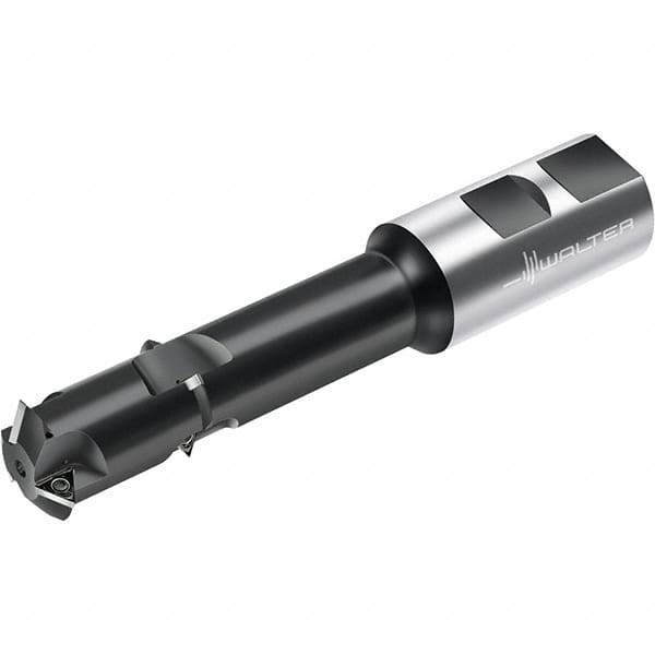Walter - 52mm Cut Diam, 135mm Max Hole Depth, 40mm Shank Diam, Indexable Thread Mill - Insert Style P26300, 8 Inserts, Toolholder Style T2711, 216.7mm OAL - Apex Tool & Supply