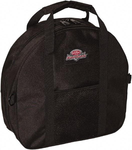Bucket Boss - 2 Pocket Black Polyester Cable & Tool Bag - 4-13/64" Wide x 14-1/2" Deep x 13-51/64" High - Apex Tool & Supply