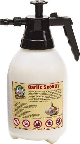 Bare Ground Solutions - Garlic Scentry Half Gallon Pre-loaded in Pump Sprayer to repel unwanted animals - Garlic Scentry harnesses the power of organics to fight insects and repel unwanted yard and garden pests. - Apex Tool & Supply