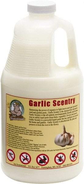 Bare Ground Solutions - Garlic Scentry Half Gallon Bottle Ready to Use Premixed to repel unwanted animals - Garlic Scentry harnesses the power of organics to fight insects and repel unwanted yard and garden pests. - Apex Tool & Supply