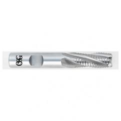 1/2" Dia. - 4" OAL - Bright HSS Co- Roughing SE EM - 3 FL - Apex Tool & Supply