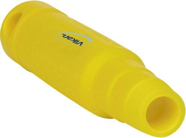Vikan - 6-1/2 x 1-5/32" Polypropylene Squeegee Handle - European Threaded Connection, Yellow - Apex Tool & Supply
