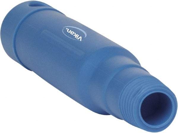 Vikan - 6-1/2 x 1-5/32" Polypropylene Squeegee Handle - European Threaded Connection, Blue - Apex Tool & Supply