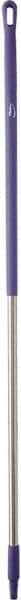 Vikan - 59 x 1-1/4" Aluminum Squeegee Handle - European Threaded Connection, Purple - Apex Tool & Supply