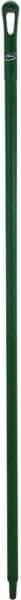 Vikan - 59 x 1-1/4" Polypropylene Squeegee Handle - European Threaded Connection, Green - Apex Tool & Supply