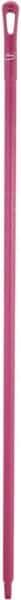 Vikan - 59 x 1-1/4" Polypropylene Squeegee Handle - European Threaded Connection, Pink - Apex Tool & Supply