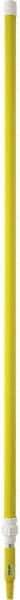 Vikan - 115 x 1-1/4" Aluminum Squeegee Handle - European Threaded Connection, Yellow, Telescoping - Apex Tool & Supply
