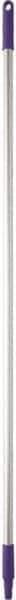 Vikan - 59 x 1" Aluminum Squeegee Handle - European Threaded Connection, Purple - Apex Tool & Supply