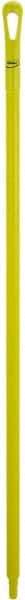Vikan - 51 x 1-1/4" Polypropylene Squeegee Handle - European Threaded Connection, Yellow - Apex Tool & Supply
