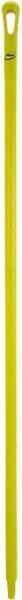 Vikan - 59 x 1-1/4" Polypropylene Squeegee Handle - European Threaded Connection, Yellow - Apex Tool & Supply