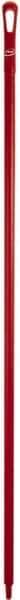 Vikan - 67 x 1-19/64" Polypropylene Squeegee Handle - European Threaded Connection, Red - Apex Tool & Supply