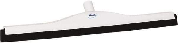 Vikan - 24" Foam Rubber Blade Bench Squeegee - Double Edge, White, Plastic Holder - Apex Tool & Supply