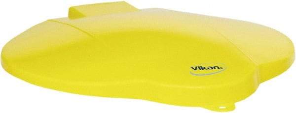 Vikan - 3 Gal Polypropylene Pail Lid - Yellow, For Use with 5691 - Apex Tool & Supply