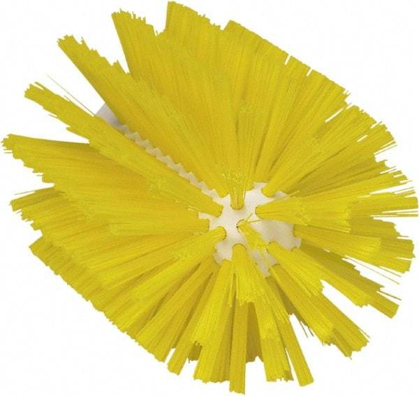 Vikan - 4" Diam Polyester Tube Brush - 6-1/2" OAL, 5-1/4" Head Length, Polypropylene Handle - Apex Tool & Supply