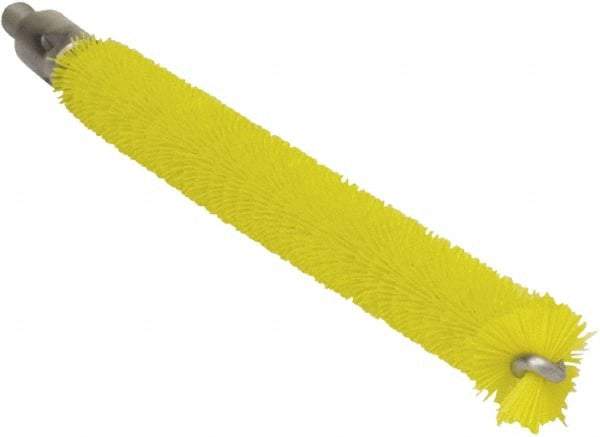 Vikan - 1/2" Diam Polyester Tube Brush - 6-1/4" OAL, 6-1/2" Head Length, Stainless Steel Handle - Apex Tool & Supply