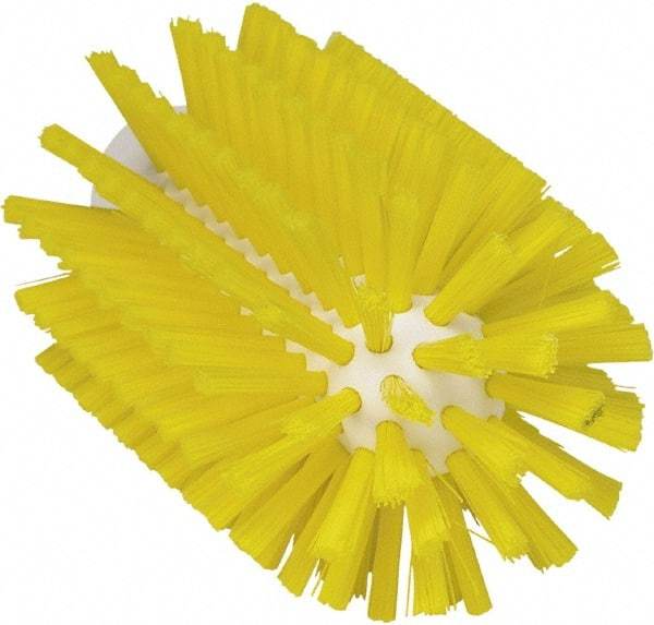 Vikan - 3" Diam Polyester Tube Brush - 6" OAL, 5-1/4" Head Length, Polypropylene Handle - Apex Tool & Supply
