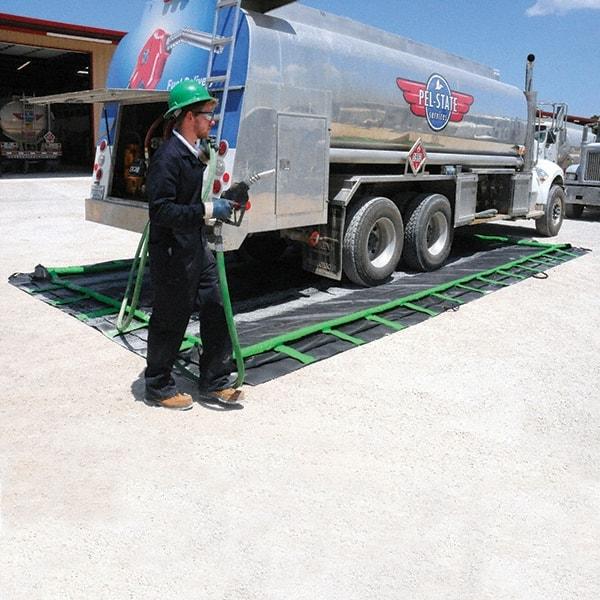 UltraTech - 810 Gal Copolymer 2000 Containment Berm, Rapid Rise Model - 13" High x 10' Wide x 10" Long - Apex Tool & Supply